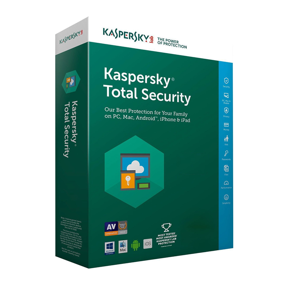 Kaspersky Total Security 10 dispositivos por 2 años
